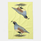 Linge De Cuisine Gambel's Desert Quail (Vertical)