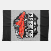 Linge De Cuisine Garage de voiture classique convertible personnali (Horizontal)