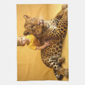 Linge De Cuisine garçon et jaguar (Vertical)