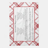 Linge De Cuisine Garde de recettes familiales Noël (Vertical)