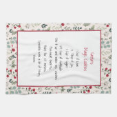 Linge De Cuisine Garde de recettes familiales Noël (Horizontal)