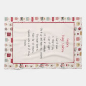 Linge De Cuisine Garde de recettes familiales Noël (Horizontal)