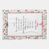 Linge De Cuisine Garde de recettes familiales Noël (Horizontal)