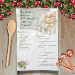 Linge De Cuisine Garde-Recette de famille personnalisée Cuisine rus<br><div class="desc">Préparez une série de biscuits préférés de grand-mère à l'aide de sa recette imprimée sur cette serviette de thé rustique à base d'héritière de conservation magnifiquement personnalisée. Ayez toujours sa recette préférée à portée de main pour préparer un lot de biscuits de grand-mère ou de maman pour la famille, les...</div>