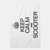 LINGE DE CUISINE GARDER CALME ET SCOOTER (Vertical)