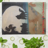 Linge De Cuisine Garder le Christ à Noël (Plié)