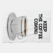 Linge De Cuisine Gardez le café venir (Horizontal)