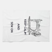 Linge De Cuisine Gardez le calme et coupez sur (Horizontal)