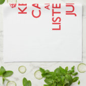 Linge De Cuisine Gardez le calme et écoutez Julia (Plié)