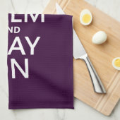 Linge De Cuisine Gardez le calme et le jeu sur (trombone) (toute (Quart Plié)