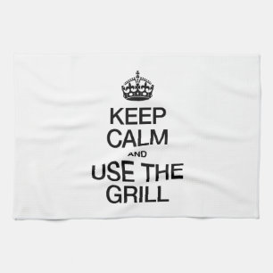 LINGE DE CUISINE GARDEZ LE CALME ET UTILISEZ LA GRILLE