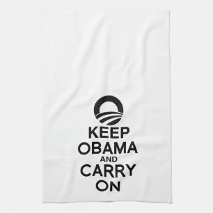 LINGE DE CUISINE GARDEZ OBAMA ET CONTINUEZ - .PNG