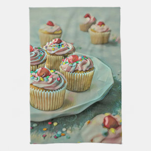 Linge De Cuisine Gâteau à la crème glacée