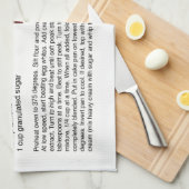 Linge De Cuisine Gâteau Angel Avec Rhubarb Fraise (Quart Plié)