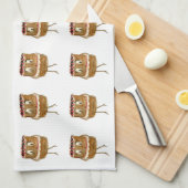 Linge De Cuisine Gâteau au chocolat de la Forêt Noire (Quart Plié)