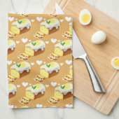 Linge De Cuisine Gâteau au citron avec glaçage (Quart Plié)