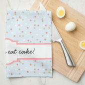 Linge De Cuisine Gâteau Confetti ・ Crème Bleue Frosting (Quart Plié)