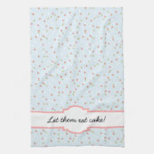 Linge De Cuisine Gâteau Confetti ・ Crème Bleue Frosting (Vertical)