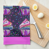 Linge De Cuisine Gâteau d'anniversaire (Quart Plié)