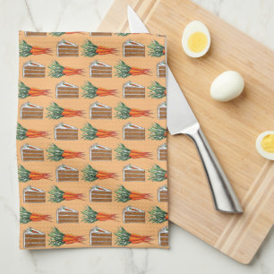 Linge De Cuisine Gâteau de carottes tranche de carottes orange fraî