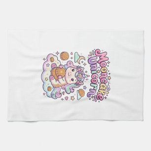 Linge De Cuisine Gâteau de lune licorne tenue charmante graphique d