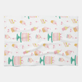 Linge De Cuisine Gâteau et gâteaux Whimsical Rose (Horizontal)