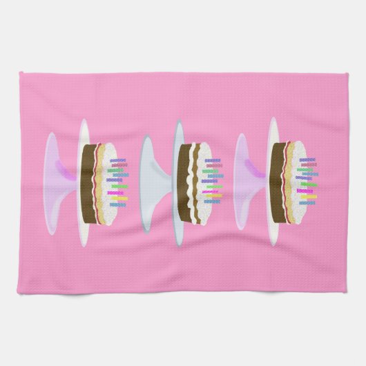 Linge De Cuisine gâteaux d'anniversaire (Horizontal)