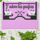 Linge De Cuisine gaufres de Belgique (Plié)