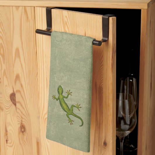 Linge De Cuisine Gecko (Pliage en tiers)