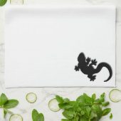 Linge De Cuisine Gecko noir (Plié)