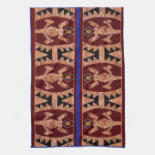 Linge De Cuisine Geckos Incas (Vertical)