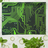 Linge De Cuisine Geek de la carte de circuit électronique Nerd PCB (Plié)