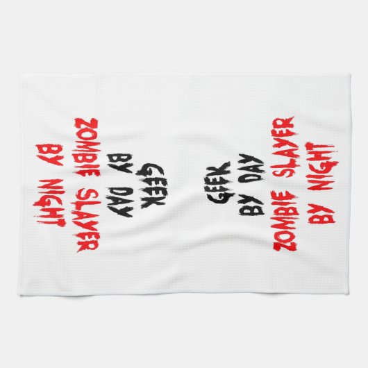 Linge De Cuisine Geek Zombie Slayer (Horizontal)