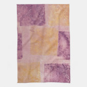 Linge De Cuisine Gel Carré violet et or (Vertical)