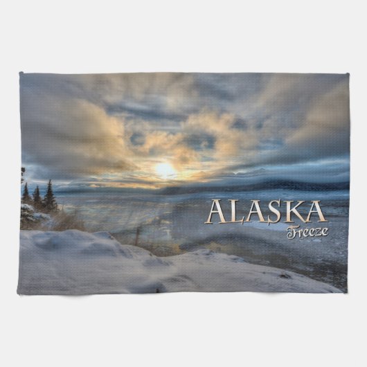 Linge De Cuisine Gel de l'Alaska (Horizontal)
