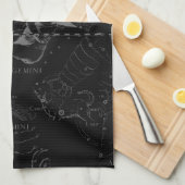 Linge De Cuisine Gemini Constellation Map 1690 (Quart Plié)