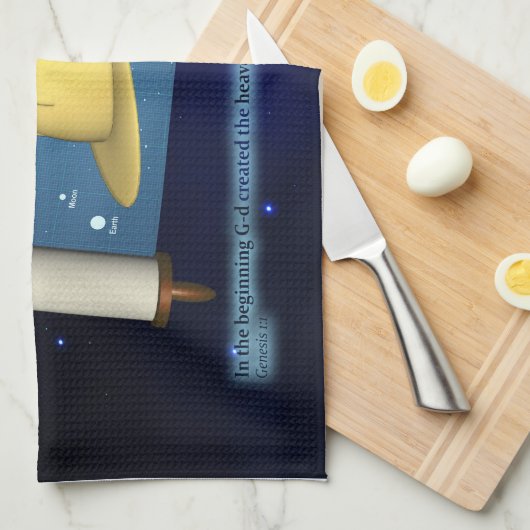 Linge De Cuisine Genèse 1:1 - Construction (Quart Plié)