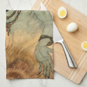 Linge De Cuisine Génie des nuits arabes par Edmund Dulac (Quart Plié)