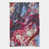 Linge De Cuisine Géode cristal Red Agate Abstrait (Vertical)