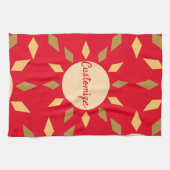 Linge De Cuisine Geometric Sun Circle Thunder_Cove (Horizontal)