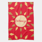 Linge De Cuisine Geometric Sun Circle Thunder_Cove (Vertical)