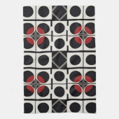 Linge De Cuisine Géométrie Circulaire Moderne Motif Circulaire Abst (Vertical)