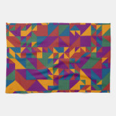 Linge De Cuisine Géométrie de base des triangles et des carrés (Horizontal)