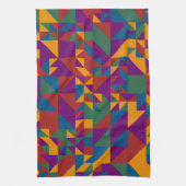 Linge De Cuisine Géométrie de base des triangles et des carrés (Vertical)