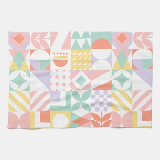 Linge De Cuisine géométrique #32 (Horizontal)