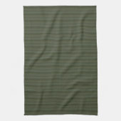 Linge De Cuisine Géométrique Aztec Vert Olive Rayé (Vertical)