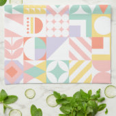 Linge De Cuisine géométrique n° 32 (Plié)