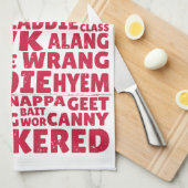 Linge De Cuisine Geordie slang (Quart Plié)