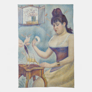 Linge De Cuisine Georges Seurat - Jeune Femme se Poudrant
