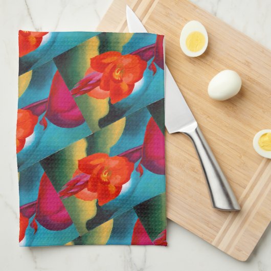 Linge De Cuisine Géorgie O'Keefe 1919 Canne rouge (Quart Plié)